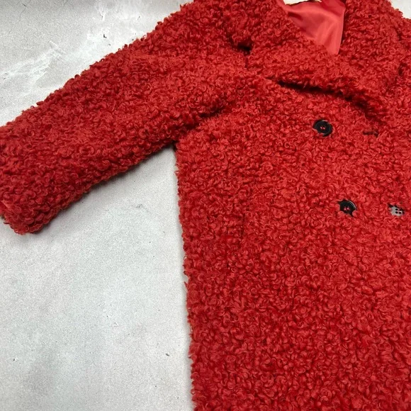 Luxelim sz 4t Teddy Coat red